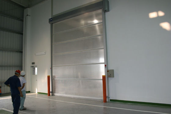 Botón rápido de las condiciones climáticas del control de las puertas del rodillo del PVC de Warehouse