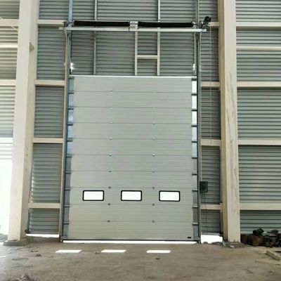 0.35m m cubrieron el bocadillo seccional industrial de acero de la puerta que impermeabilizaba el panel automático de 40m m