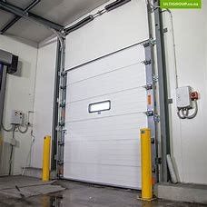 El panel seguro de impermeabilización del finger seccional industrial automático de la puerta 40m m cubrió el acero