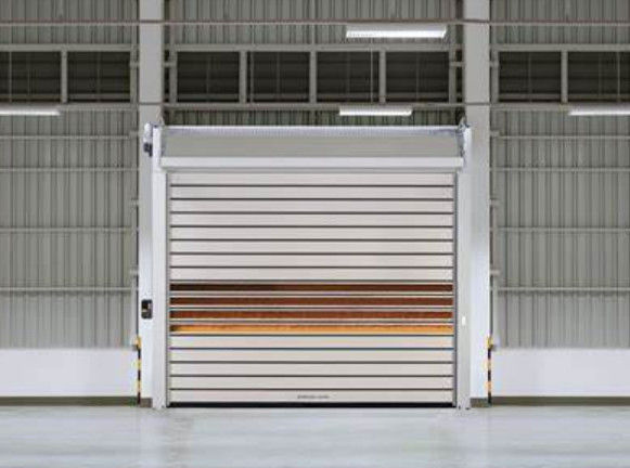 Puerta espiral automática de alta velocidad turbina motor garaje aislado térmico espuma de PU espiral de alta velocidad puerta dura