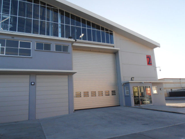Control de PLC Puerta de rodillo espiral de alta velocidad con revestimiento en polvo Puerta de rodillo de 220 mm de aluminio
