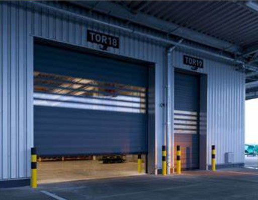 Velocidad de cierre de la puerta de alta velocidad en espiral de aleación de aluminio industrial 0,8 m/s Durable