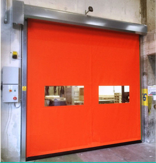 Pvc de alta velocidad Rollo de puerta de persiana rápida 304 de acero inoxidable mantenimiento baja alta velocidad apilamiento plegable