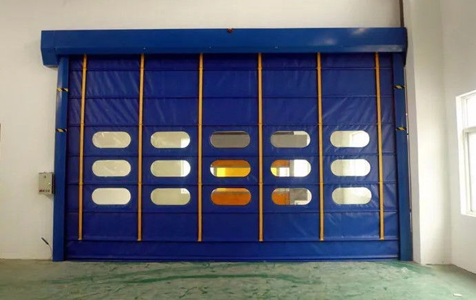 Puertas de rodillo rápidas de acero de trabajo pesado con fácil instalación y seguridad mejorada Puerta rápida de rodillo plegable rápida