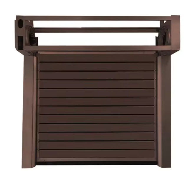 Aluminio de aleación 0.75KW motor PLC controlado de velocidad espiral de la puerta de apertura con 220V suministro de energía industrial de alta calidad puerta
