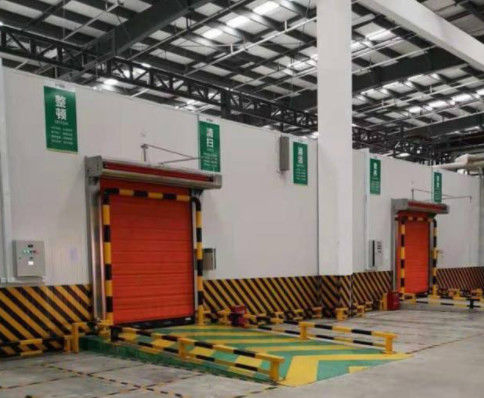 304 acero inoxidable velocidad Rolla hasta persianas promoción puerta de apilamiento rápido inducción automática almacén de PVC de alta velocidad
