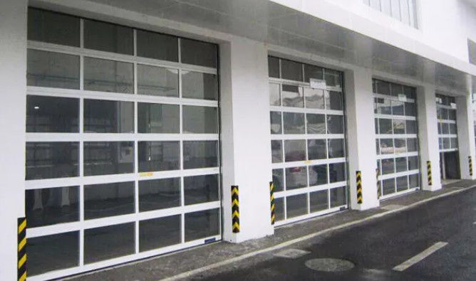 Puerta de garaje seccional de aleación de aluminio de aleación de aluminio de 3 capas