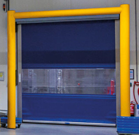 Puerta de rodillos rápidos de bajo mantenimiento estructura de acero de alta resistencia a la intemperie Puerta de logística automática de alta velocidad