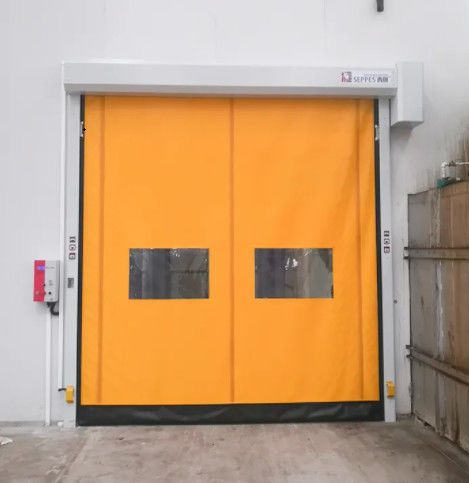 Aislamiento Rápido Rollo de Puerta de Cerradura Con 304 Acero inoxidable Automático Pvc Cerradura Puerta Rápida