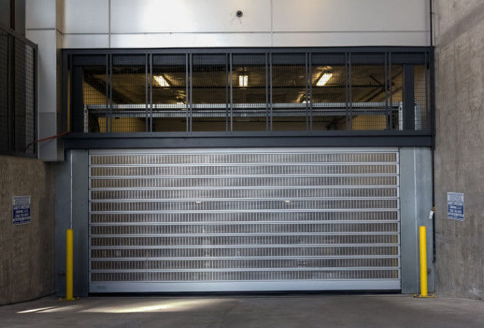 Fuente de alimentación de la puerta espiral de alta velocidad transparente de aluminio 220V/50HZ para almacén