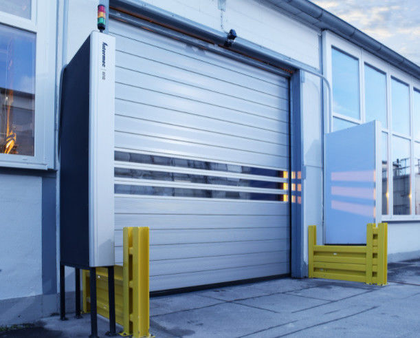 Resistencia al viento Aluminio rígido Operaciones suaves con puerta espiral de alta velocidad - 220V/50HZ fuente de alimentación