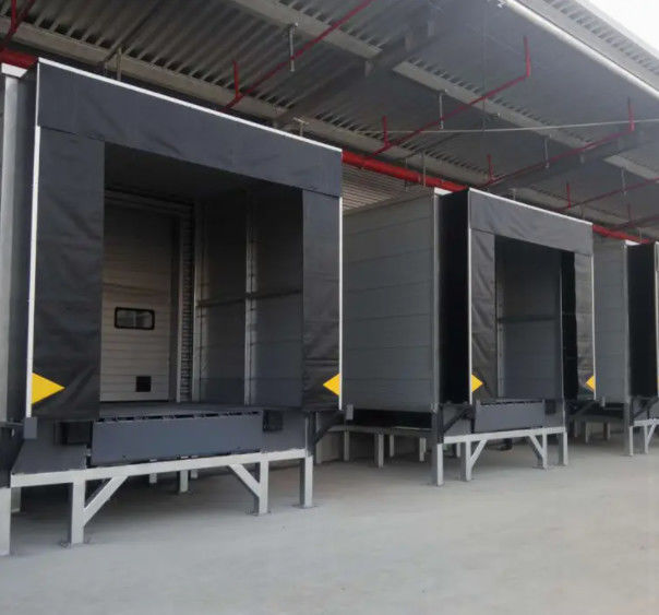 Prevención de residuos externos cojín de alta portabilidad industrial ajustable inflable aislado hermético sellado refugio de muelle para operaciones de carga