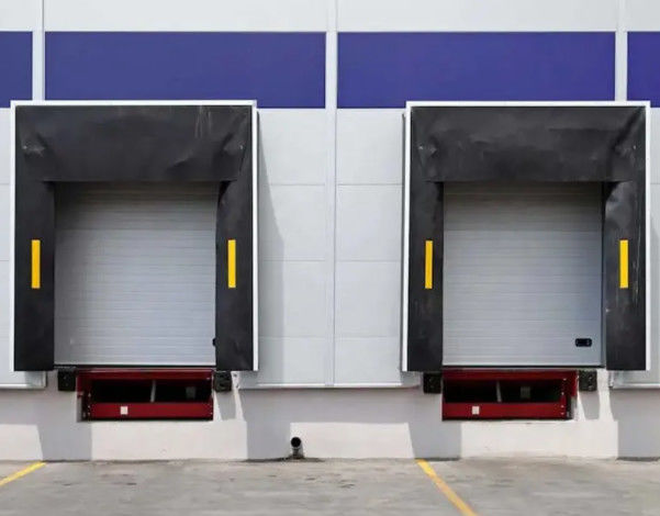 Sistema de carga industrial ajustable Refugio de la puerta del muelle con color personalizado