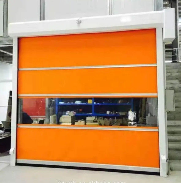DESEO Garage automático de bajo mantenimiento de alta velocidad de PVC Rollo de puerta de persiana rápida 304 material de acero inoxidable