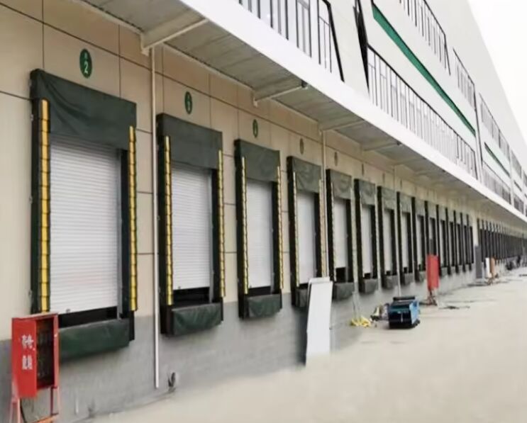 Alta durabilidad Sistema de carga ajustable Refugio de puerta de muelle construido para aplicaciones industriales Fábrica de tecnología de Wuxi Contenedor de carga inflable Refugio de muelle